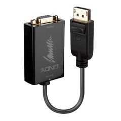 Adapter AV Lindy DisplayPort - D-Sub (VGA) czarny (41006) 947892 4002888410069