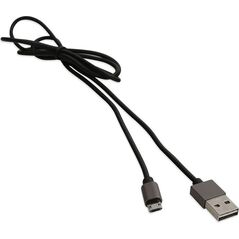 Kabel USB Platinet USB-A - microUSB 1 m Czarny (PUCRP1B) 929608 5907595434669