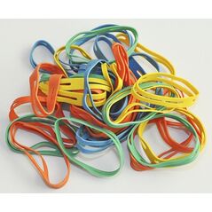 Q-Connect GUMKI KRZYŻOWE Q-CONNECT, 0,1KG, ŚREDNICA 50MM, MIX KOLORÓW KF14678 960523 5705831146785