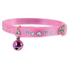 Zolux Obroża odblaskowa "Serce" 30cm – kol. różowy 1103675 3336026702763