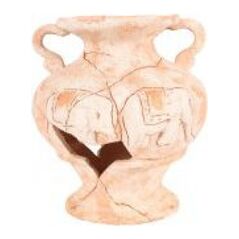 Zolux Amfora piaskowana Słoń - 12 cm 1105864 3336023510408