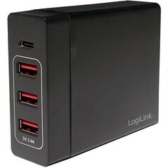 Ładowarka LogiLink 4x USB-A 2.4 A (PA0122) 1116572 4052792038699