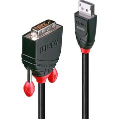 Kabel Lindy DisplayPort - DVI-D 5m czarny (41493) 1228497 4002888414937
