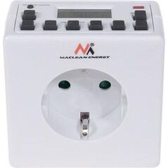 Maclean Timer cyfrowy MCE30G Czasomierz - programator cyfrowy, niemieckie gniazdo. 1241084 5902211100362