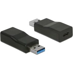 Adapter USB Delock USB-C - USB Czarny  (65696) 1241489 4043619656967