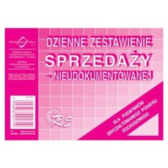 Michalczyk & Prokop Dzienne zestawienie sprzedaĹĽy nieudokumentowanej Typ R5 1316999 5906858001310