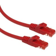 Maclean RJ-45/RJ-45, kat.6, U/UTP, czerwony, 3m (MCTV-303R) 1422490 5902211106098