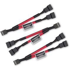 Noctua 4-pin - 4-pin x2, 0.11m, Czerwony (NA-SYC1.red) 1638242 9010018200546