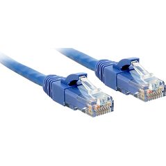 Lindy Patchcord Cat6, U/UTP, 2m, niebieski (48018) 1660316 4002888480185