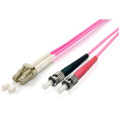 Equip Patchcord światłowodowy LC - ST Multimode Duplex OM4, 5m (255545) 1717230 4015867178997