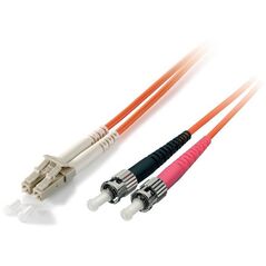 Equip Patchcord światłowodowy LC - ST Singlemode Duplex OS2, 10m,żółty (254236) 1724530 4015867176849