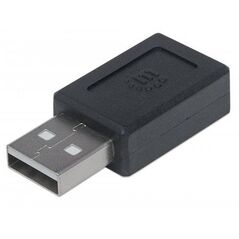 Adapter USB Manhattan USB-C - USB Czarny  (354653) 1770845 766623354653