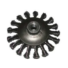 Szczotpol Szczotka tarczowo - kątowa z nakrętką splatana z drutu technicznego 100mm G05TK 3010024 5903792240744