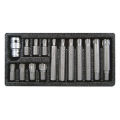 Yato Końcówki wkrętakowe Ribe M5-M14 15szt. (YT-0419) 3021587 5906083904196