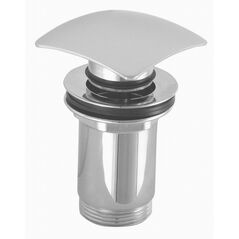 KFA Korek automatyczny klik-klak 5/4" duży kwadratowy  chrom (660-454-00) 3036117 5907571660068