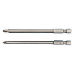 Yato Końcówki wkrętakowe krzyżowe Ph1x100mm Ph2x100mm 1/4 2szt. (YT-0488) 3039607 5906083904882