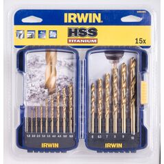 Wiertło Irwin do metalu HSS walcowe 1,5 2 7 4,5 4 5,5 5 1 3 2,5 3,5 6 10 6,5 7,5 8 8,5 9 9,5mm zestaw (10502500) 3067299 5709131284628