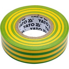Yato Taśma elektroizolacyjna 19x0,13mm/20m PVC, izolacja-max 40kV /żółto-zielony/ - YT-81655 3073901 5906083816550