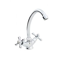 Bateria kuchenna Hydroland Retro stojąca chrom (B205) 3076718 5900238565201