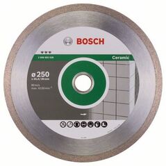 Bosch Tarcza tnąca diamentowa Best for Ceramic 250 x 25,4mm - 2608602638 3172212 3165140581448