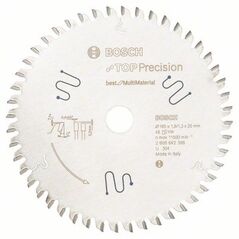 Bosch Tarcza pilarska Top Precision Best for Multi Material 165 x 20mm 48z (2.608.642.388) 3172240 3165140636896