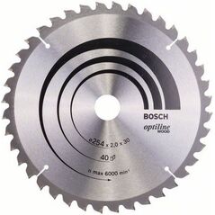 Bosch Tarcza pilarska Optiline Wood 254 x 30mm 40z (2608640435) 3233900 3165140314442