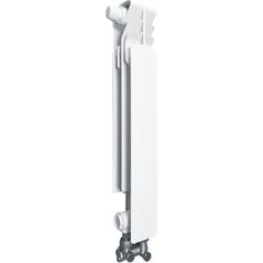 KFA Element grzejnik aluminiowy lewy G 500 F/D zasilanie dolne + zespół przyłączy kątowych 50 x 50mm zasilane krzyżowe (878-152-44) 3251519 5907571870177
