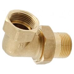 Hydroland Śrubunek mosiężny kątowy z oringiem DN25 (SR.K25) 3317198 5900308730607