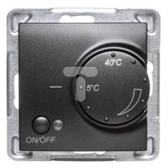 Ospel IMPRESJA Regulator temperatury /czujnik napowietrzny/ antracyt (RTP-1YN/m/50) 3380713 5907577461942