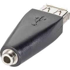 Adapter USB Goobay USB - Jack 3.5mm Czarny  (93982) 3382344 4040849939822