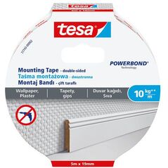 Tesa Taśma montażowa do tapet i tynku 19mm x 5m (H7774302) 3386174 4042448353689