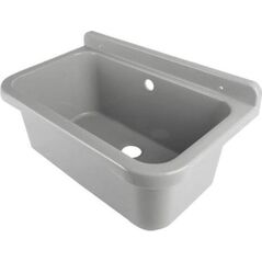 Zlewozmywak Hydroland 1-komorowy gospodarczy 55 x 34cm szary (ZLEW.55.SZ) 3396477 5900308750810