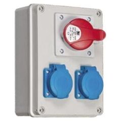 Pawbol Rozdzielnica stacjonarna R-BOX 190 1x16A/5P 2x250V IP44 (B.1602) 3402621 5905793083870