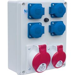 Pawbol Rozdzielnica R-BOX 240 1x32A/5P 1x16A/5P 4x250V IP44 (B.1100-02) 3402623 5905793081494