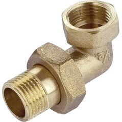 Perfexim Dwuzłączka kątowa 90° mosiężna 1/2" (07-149-0150-000) 3411576 5902626218812
