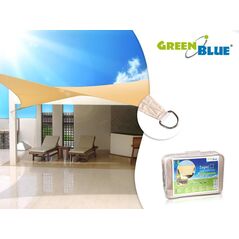 GreenBlue Żagiel ogrodowy zacieniacz UV poliester 3,6m kwadrat (GB503) 3418213 5903292803067
