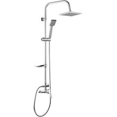 Zestaw prysznicowy Deante Joko Square z deszczownicą z baterią chrom (NBJ 01SK) 3422126 5908212062777