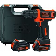 Wiertarko-wkrętarka Black&Decker BDCDD12KB 10.8 V 2 x akumulator 1.5 Ah 4006576 5035048631966