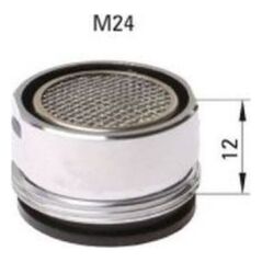 Deante Basic aerator do baterii umywalkowych i zlewowych gwint zewnętrzny M24 chrom (XDW00PCZ1) 4179414 5908322035807