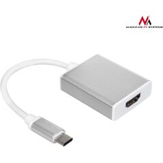 Adapter USB Maclean USB-C - HDMI Srebrny  (MCTV-841) 4182202 5902211109075