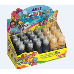 KW Office Farby do malowania na szkle Amos 10 ml kontury (GD22D24BG) 1szt. 4586500 5903364234003