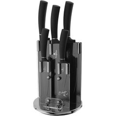 Berlinger Haus 6 - Częściowy Zestaw Noży ze Stojakiem Black Royal Collection - BH/2382 4616995 5999056789128