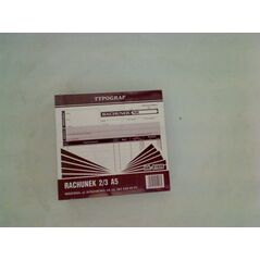 Typograf Druki samokopiujące rachunek 2/3A5 80 (01028) 4666776 5907814450289
