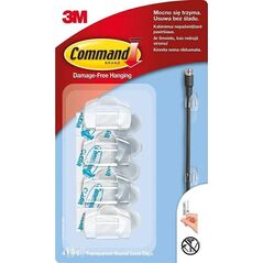 Organizer Staples Uchwyt Przezroczysty 4 sztuki  (3M0920) 4669840 5900323008545