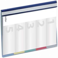 Durable Divisoflex, z 5 przekładkami, niebieska okładka 4670874 4005546269108