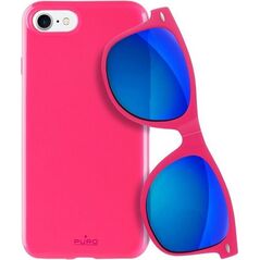 Puro Sunny Kit etui dla iPhone 7/8 + okulary (IPC747SUNNYKIT1PNK) 4689896 8033830186677