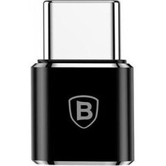 Adapter USB Baseus USB-C - microUSB Czarny  (28296-uniw) 4692079 6953156263529