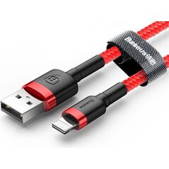 Kabel USB Baseus USB-A - Lightning 2 m Czerwony (31564-uniw) 4692112 6953156275027
