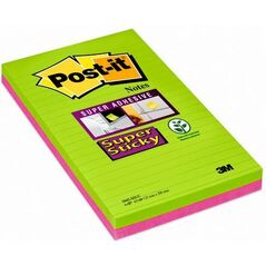 Post-it Notes SUPER STICKY ULTRA 5845-SSUC 125x200mm, 45k linia, opakowanie 4 sztuki 4692724 51135813300
