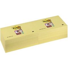 Post-it SUPER STICKY Bloczek samoprzylepny 655-12SSCY-EU, żółty, 76x127mm, 90 kartek (3M0682) 4692731 51141380798